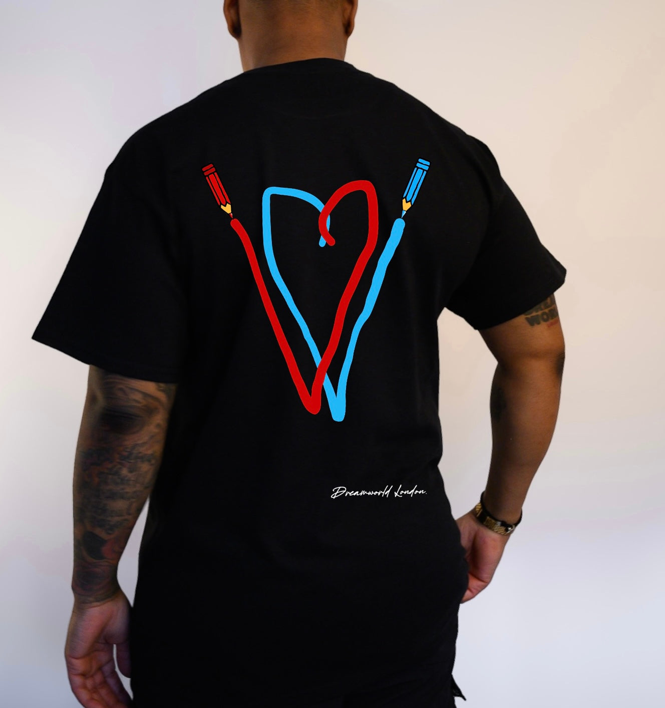 PENCIL HEART - BACK